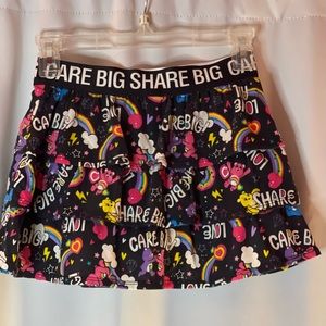 Girls Garanimals Care Bears Skort Rainbow Skirt Love All Ruffles Size 8
